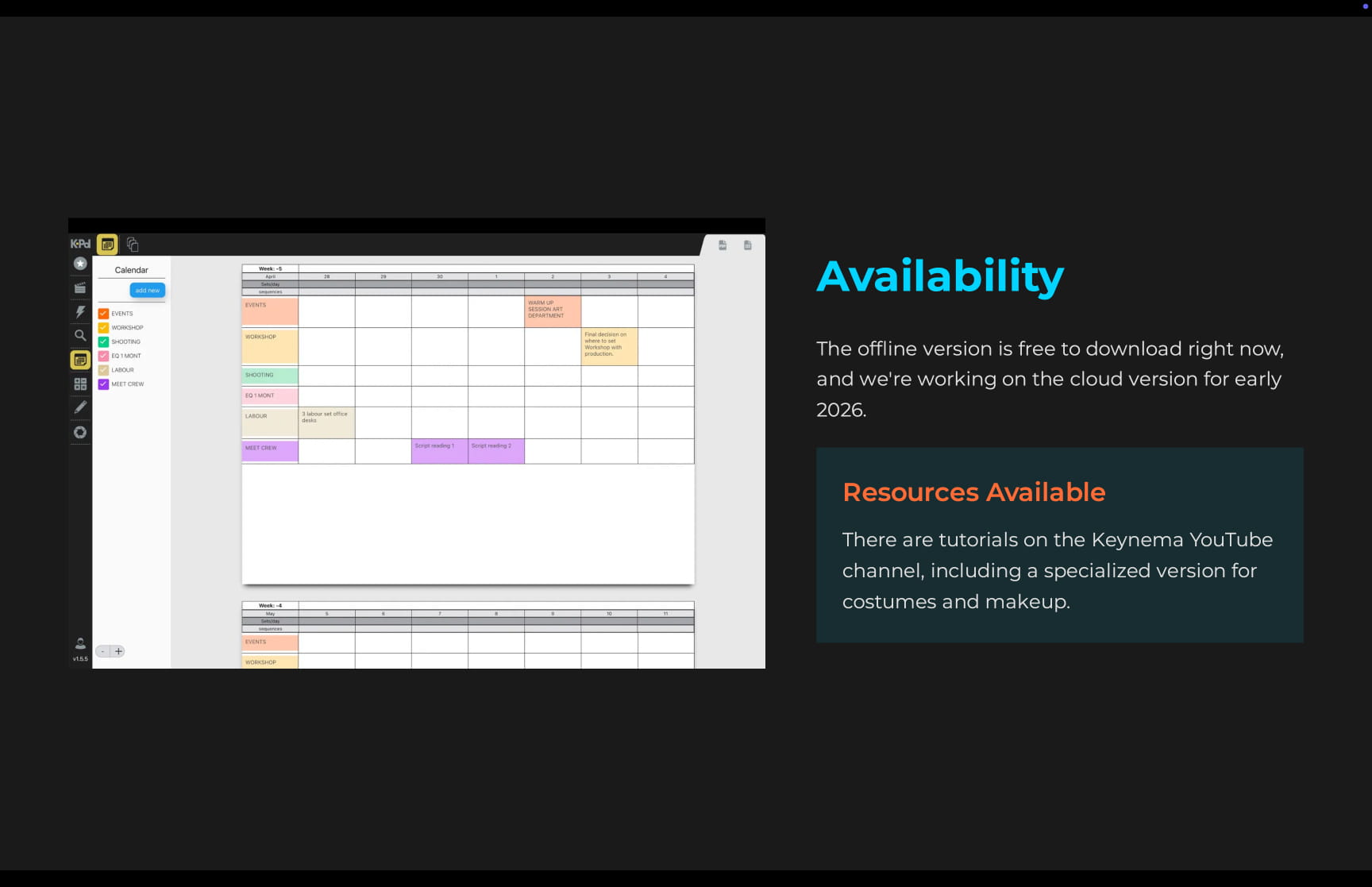 Availability Keynema